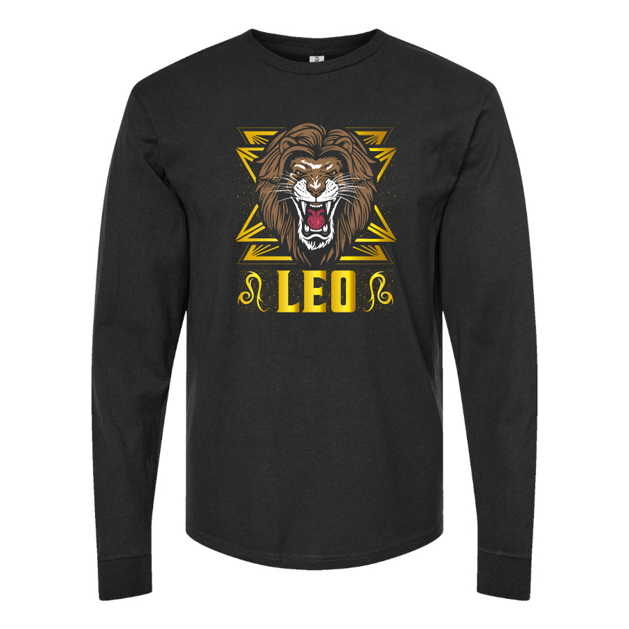 Men's Leo Zodiac Sign Long sleeves T-Shirt