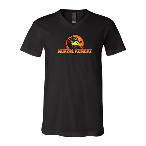 Men's Mortal Kombat BELLA CANVAS Jersey V-Neck
