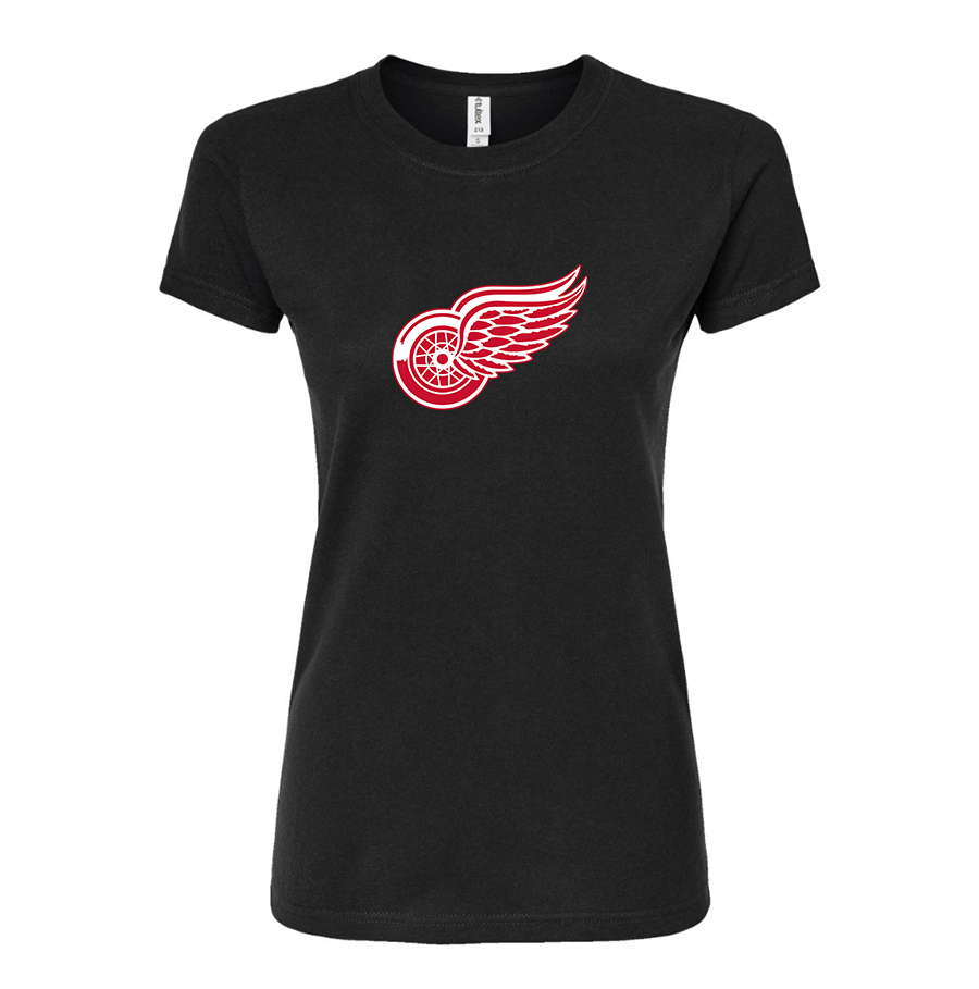 Women's NHL - Detroit Red Wings Round Neck T-Shirt