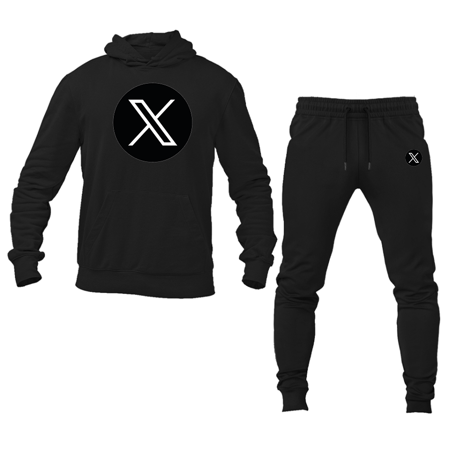 Men's Twitter X Hoodie and Joggers Set