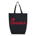Chick fil A Q Tees Non Woven Gusset Bottom Tote T-Shirt