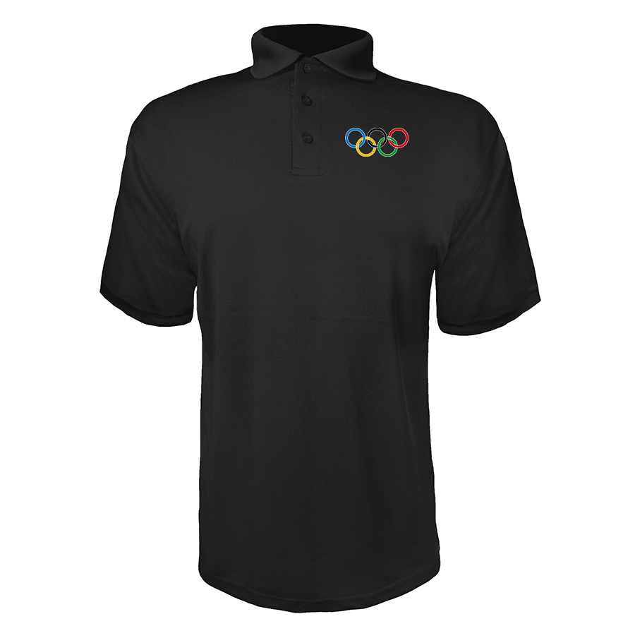 Men's Olympics Rings Polyester Polos