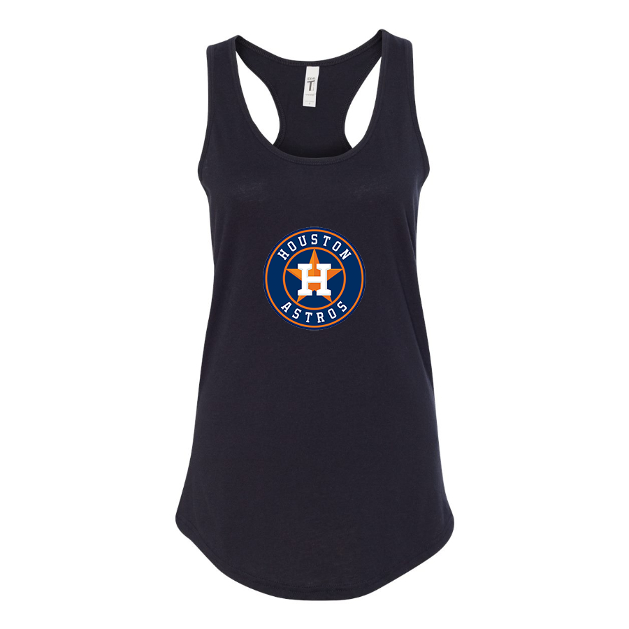 Women's Houston Astros Baseball Racerback Tank Top