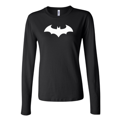 Women’s Batman BELLA CANVAS Jersey Long Sleeve Tee