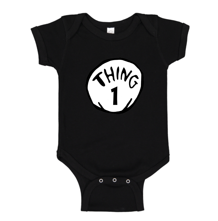 Dr. Suess Thing 1 Baby Romper Onesie