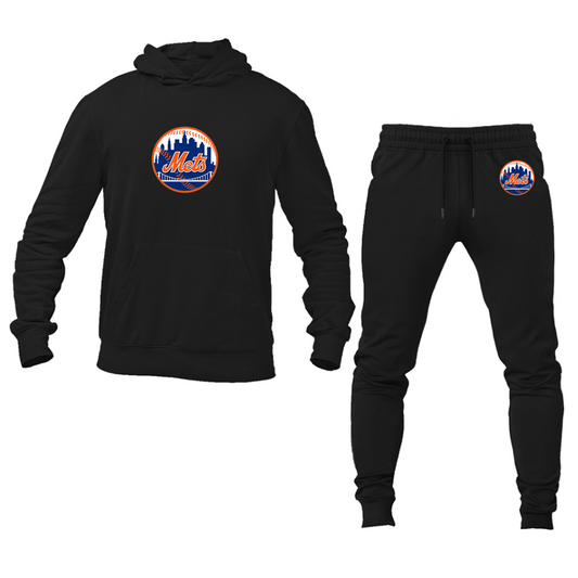 Men's New York Mets Hoodie and Joggers Set