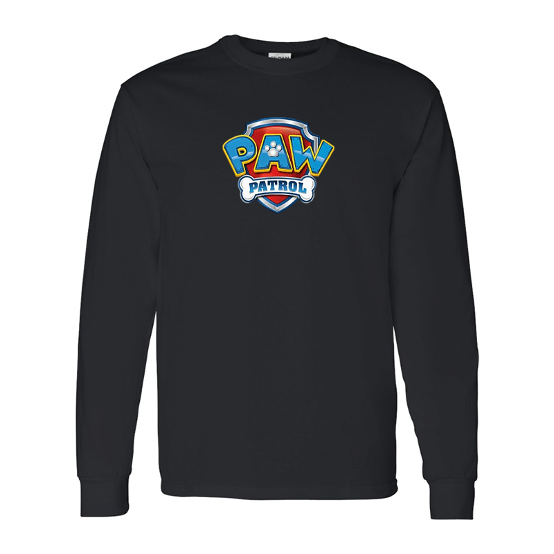 Men's Paw Patrol Gildan Heavy Cotton Long Sleeve T-Shirt