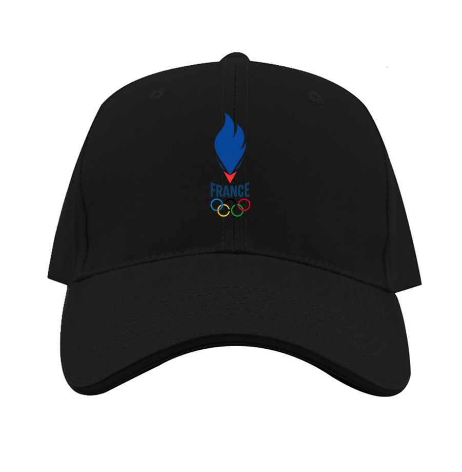 France Olympia 2024 Dad Baseball Cap Hat