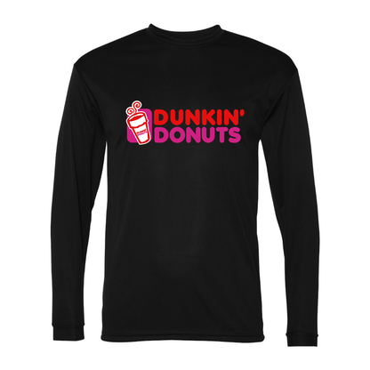 Men's Dunkin Donuts  Polyester Long Sleeve T-Shirt