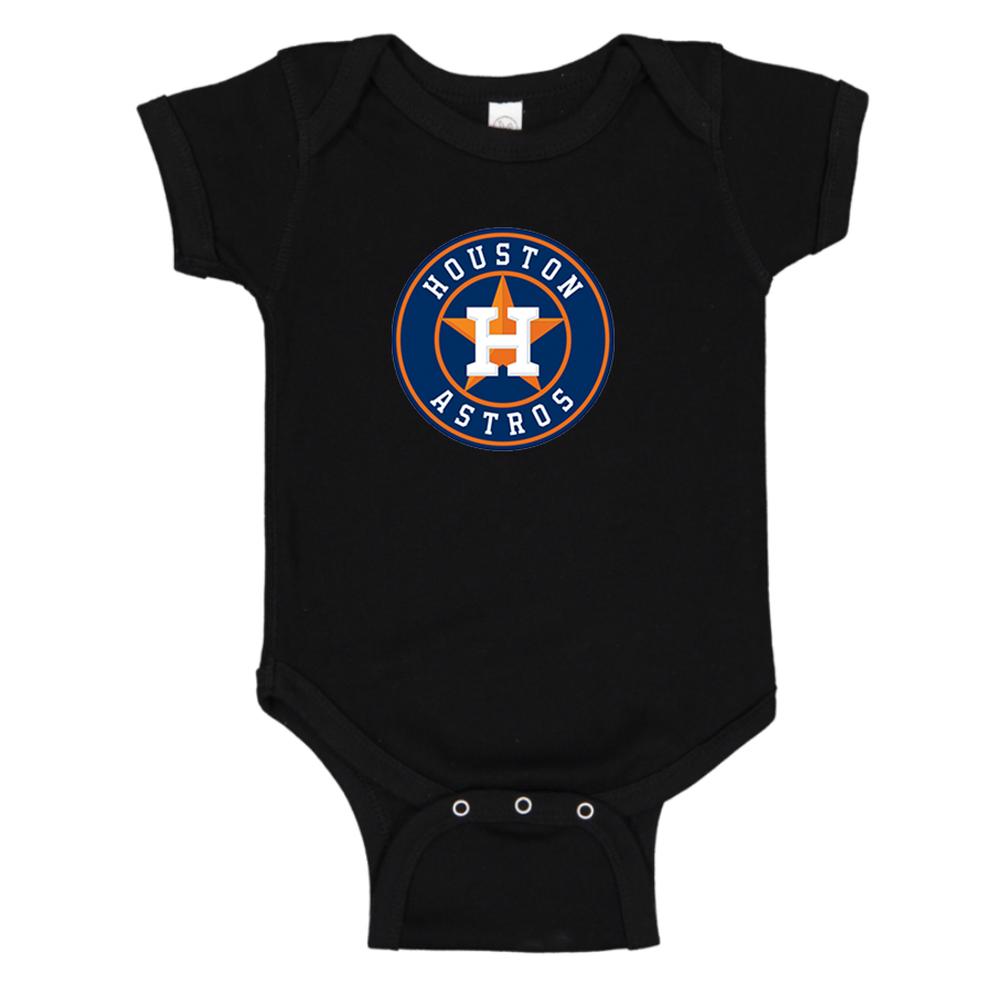 Houston Astros Baseball Baby Romper Onesie