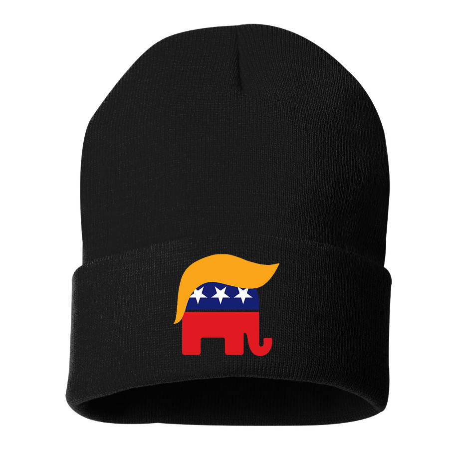 Donald Trump Hair Elephant Beanie Hat