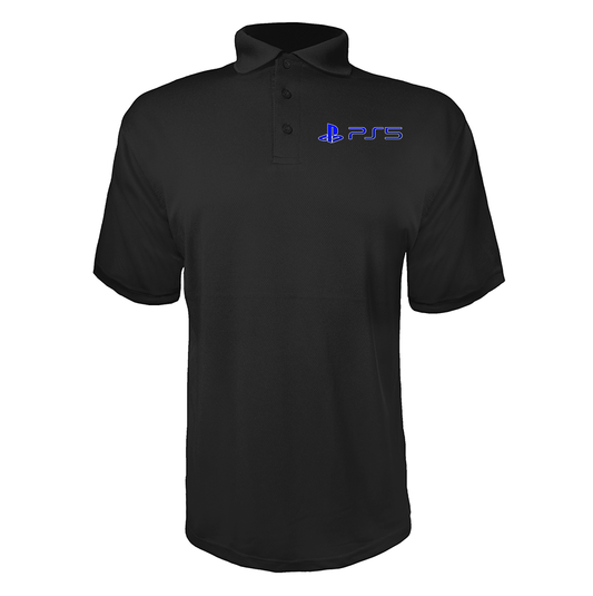 Men's Play Station PS5 Polyester Polos