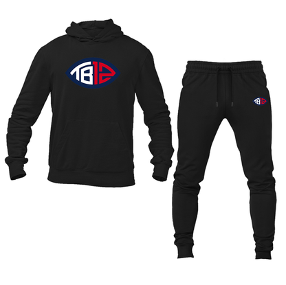 Men's Tom Brady 12 Hoodie and Joggers Set