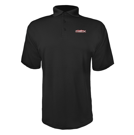 Men's Roblox Game Polyester Polos