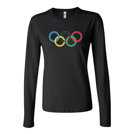 Women's Olympics Rings Long Sleeve T-Shirt