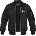 MAGNIVIT Men's  Apple TV  Lightweight Bomber Jacket Windbreaker Casual Fall Spring Outdoor Coat