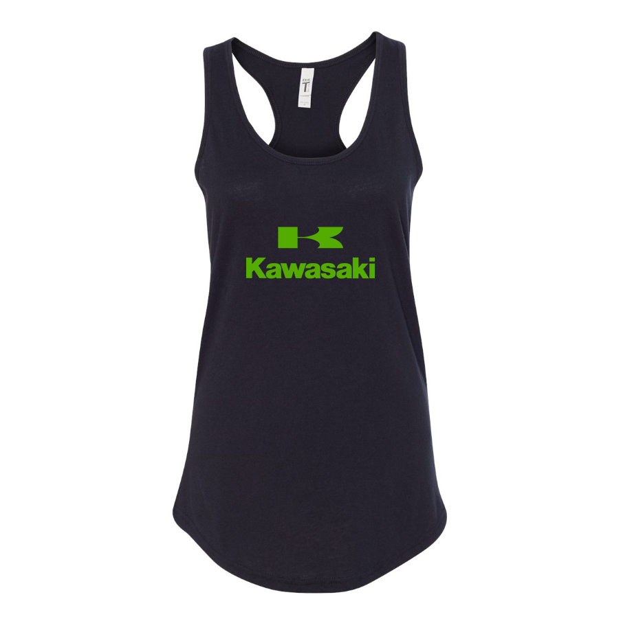 Women's Kawasaki Bike Motorcycle Racerback Tank Top