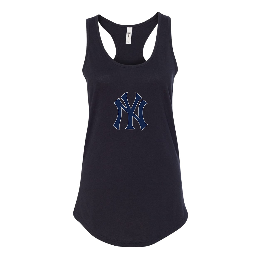 Women's New York NY Yankees Baseball Racerback Tank Top