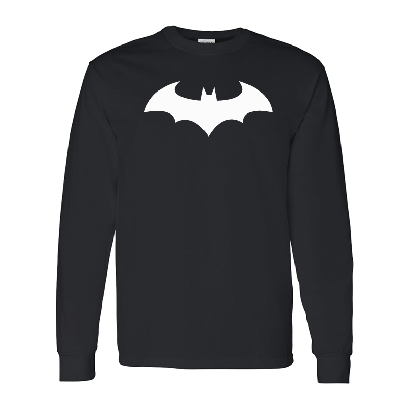 Men's Batman Gildan Heavy Cotton Long Sleeve T-Shirt