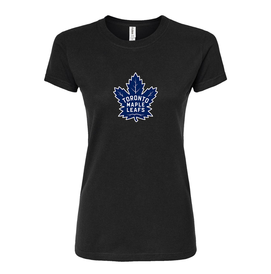 Women's NHL - Toronto Maple Leaf Round Neck T-Shirt