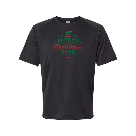 Men's Merry Christmas 2025 Performance T-Shirt