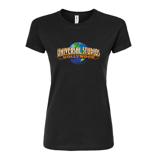 Women's Universal Studio Hollywood Round Neck T-Shirt