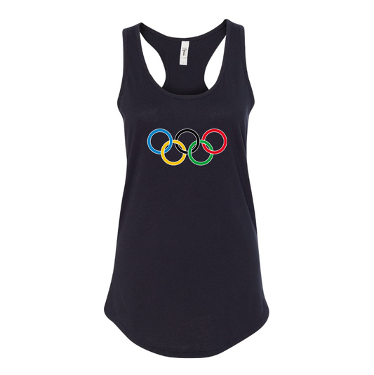 Women's Olympics Rings Racerback Tank Top