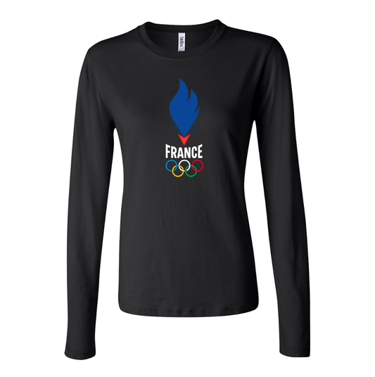 Women's France Olympia 2024 Long Sleeve T-Shirt