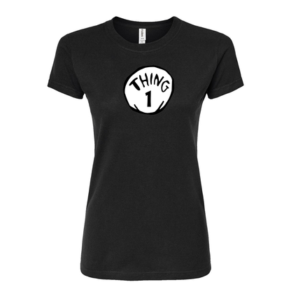 Women's Dr. Suess Thing 1 Round Neck T-Shirt