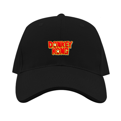 Donkey Kong Dad Baseball Cap Hat – Embroidered Fan Hat | TeesCustomize