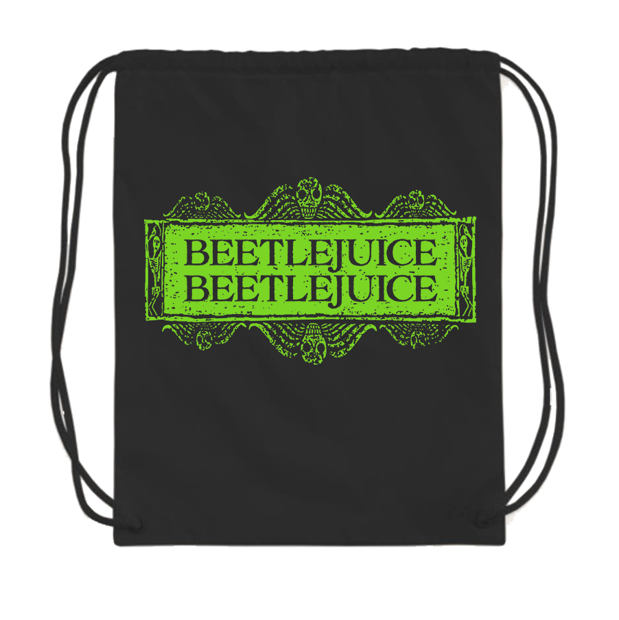 Beetlejuice BeetleJuice Drawstring Bag