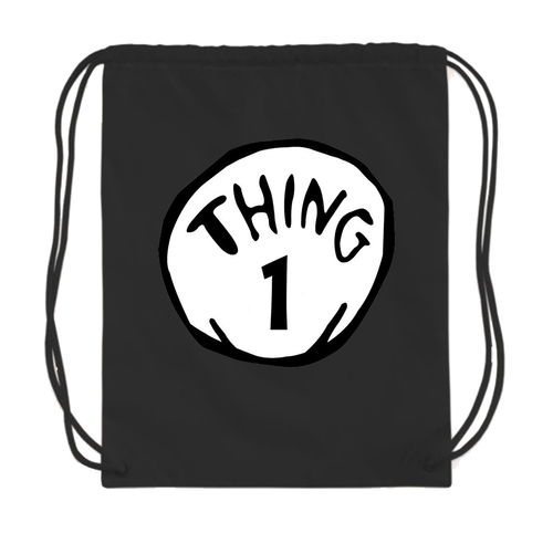 Dr. Suess Thing 1 Drawstring Bag