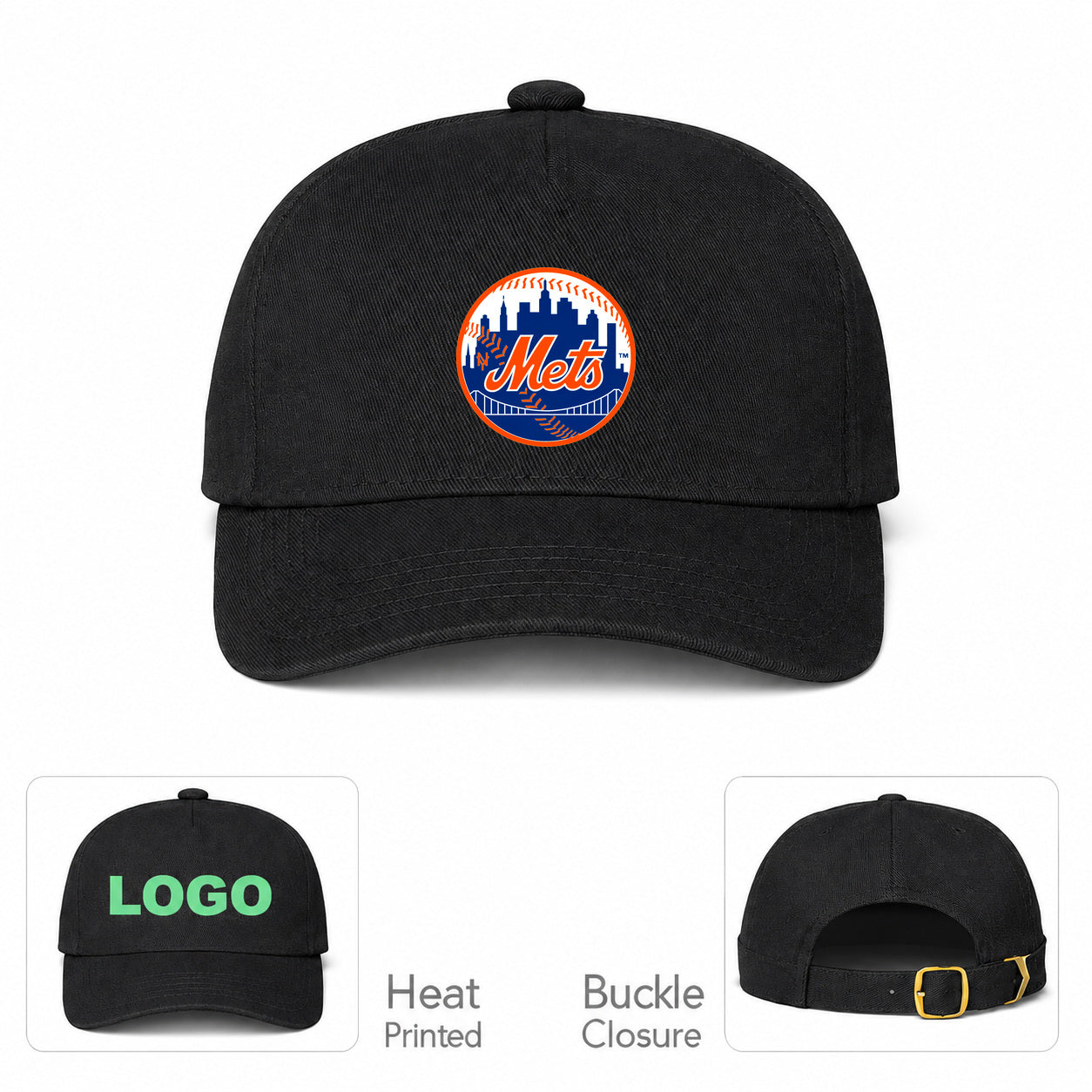 New York Mets Dad Baseball Cap Hat