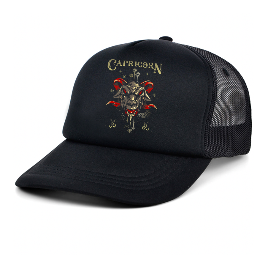 Capricorn Zodiac Trucker Hat