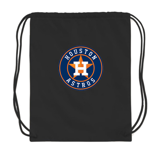 Houston Astros Baseball Drawstring Bag