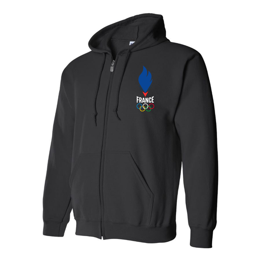 Men's France Olympia 2024 Zipper Hoodie