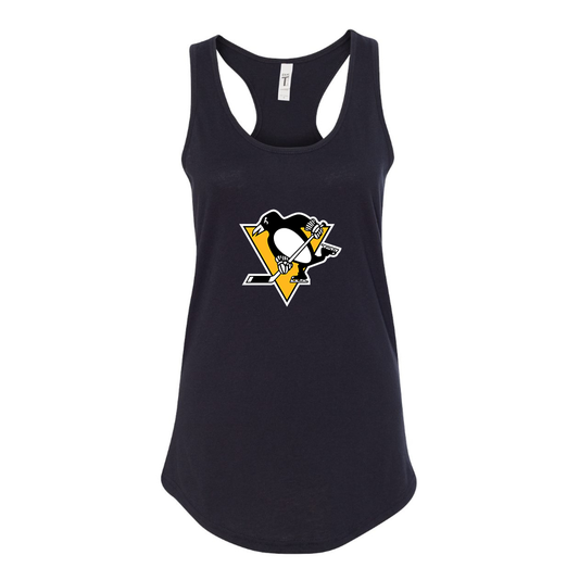 Women's NHL Pittsburgh Penguins Racerback Tank Top