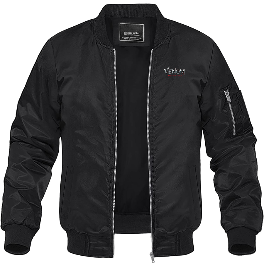 Men's Venom The Last Dance Lightweight Bomber Jacket Windbreaker Softshell Varsity Jacket