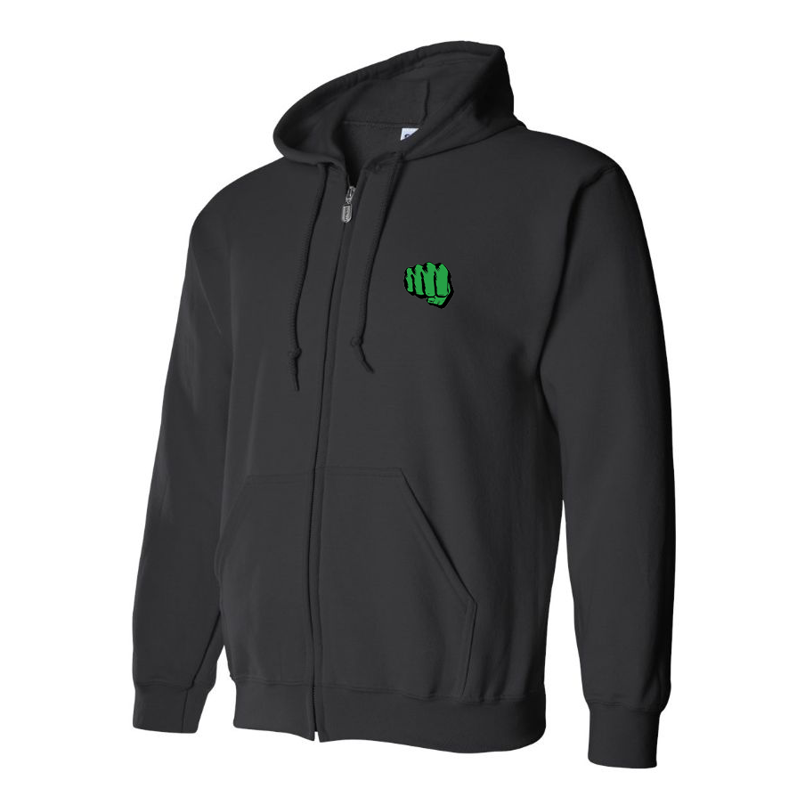 Men's Hulk Punch Zipper Hoodie