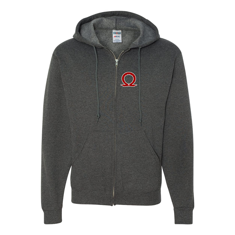 Men's God Of War JERZEES NuBlend Full Zip Hooded Sweatshirt