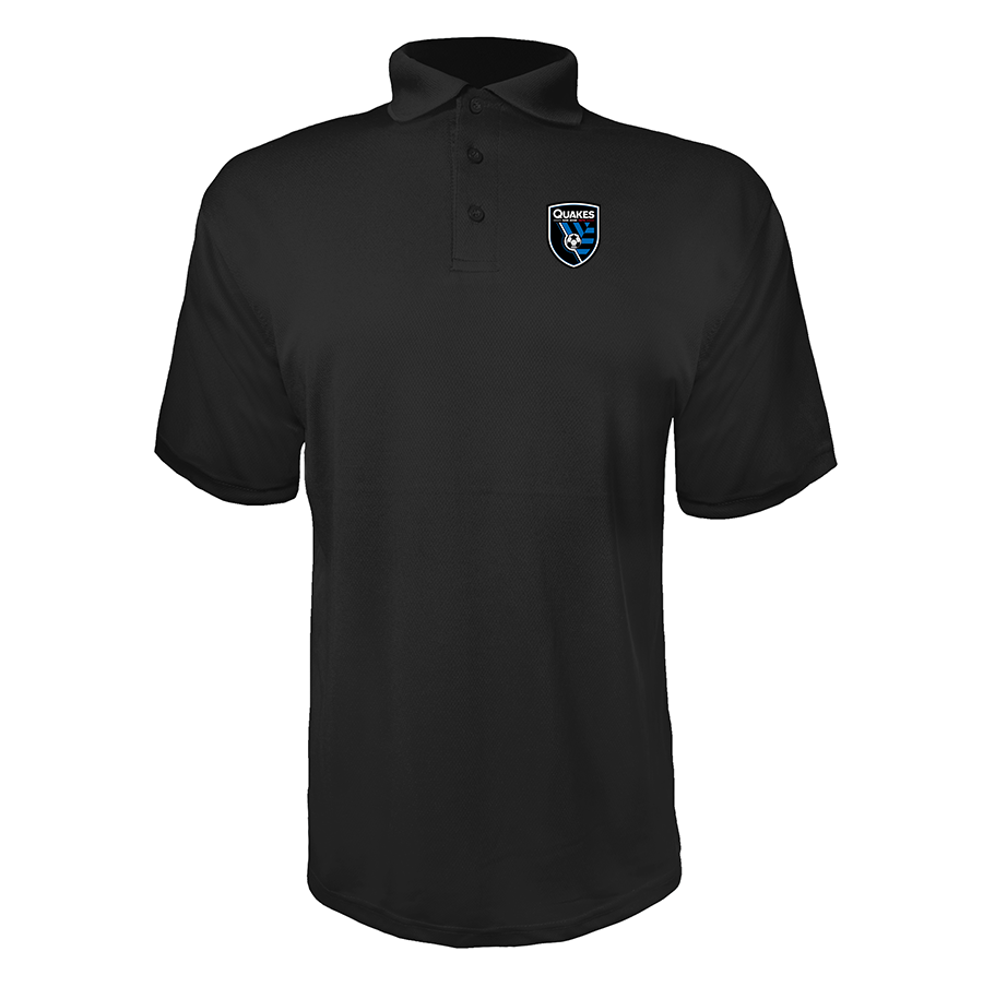 Men's San Joke Earthquakes  Polyester Polos