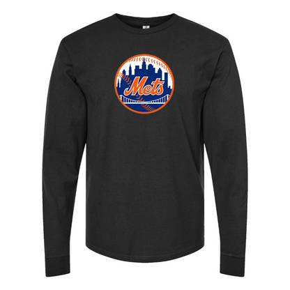 Men's New York Mets Long sleeves T-Shirt