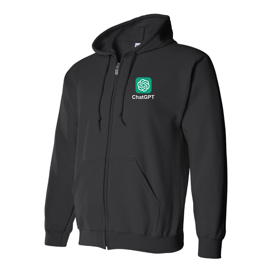 Men's ChatGPT Zipper Hoodie