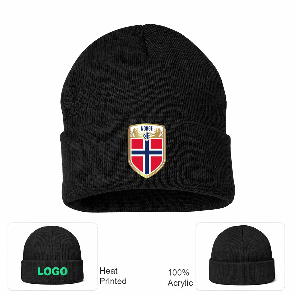 Norway Soccer Beanie Hat