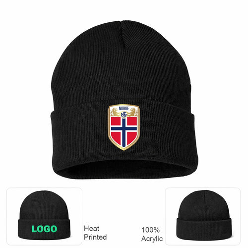 Norway Soccer Beanie Hat