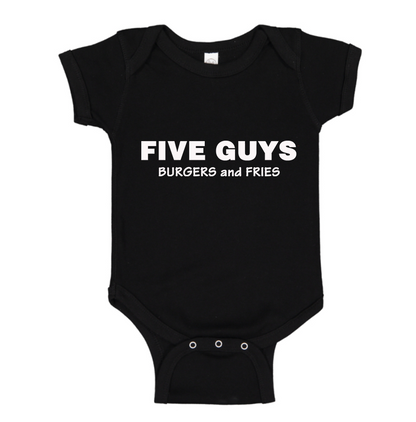 Five Guys Baby Romper Onesie