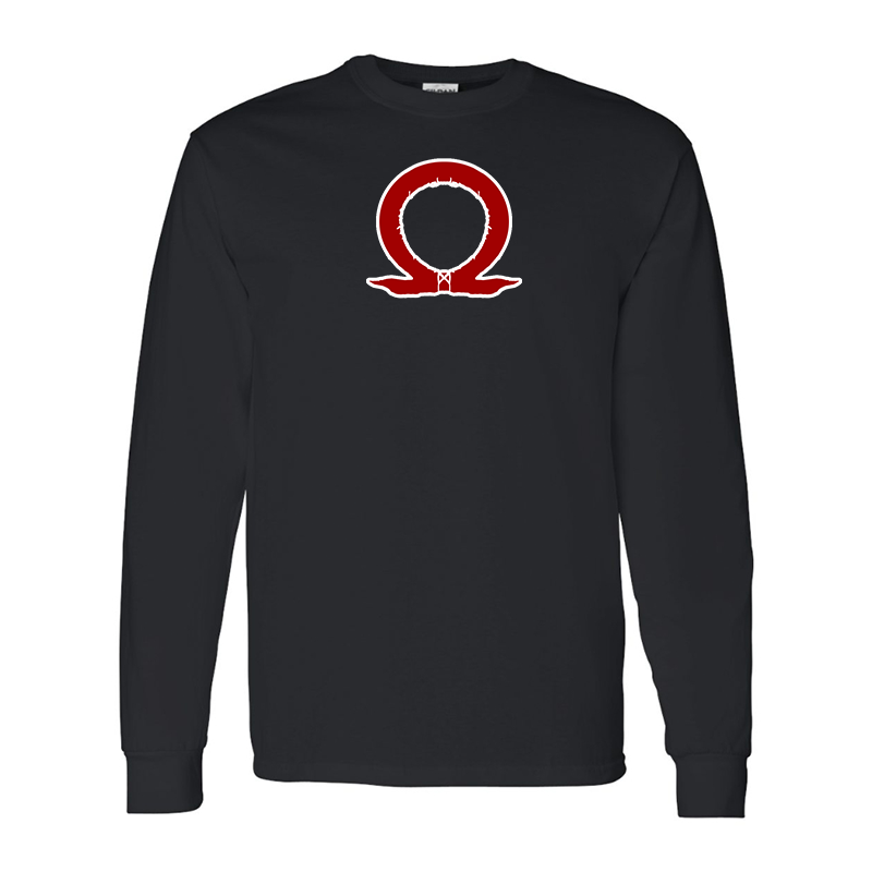 Men's God Of War Gildan Heavy Cotton Long Sleeve T-Shirt