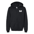 Youth's Boss Baby Gildan Heavy Blend Full-Zip Hooded Sweatshirt