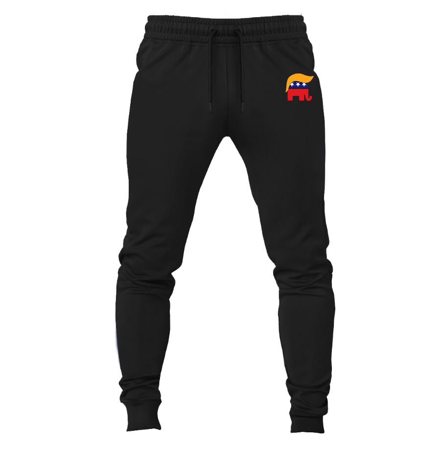 Men's Donald Trump Hair Elephant Joggers Sweatpants