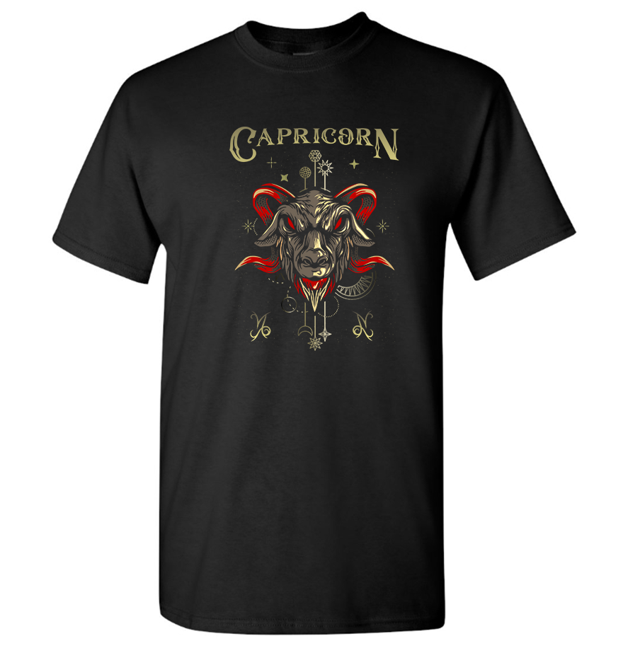 Men's Capricorn Zodiac Cotton T-shirt